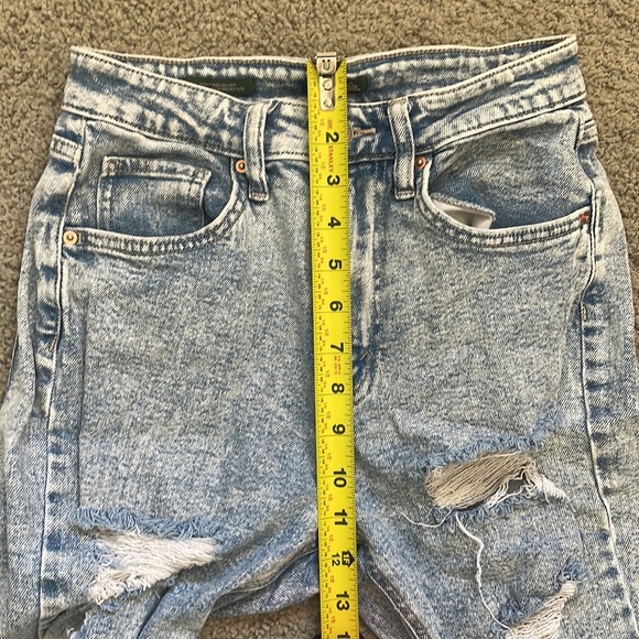 Spotted Blue Wild Fable High Rise Ripped Jeans - Picture 7 of 7